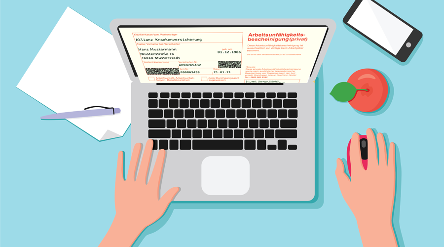 ductru_Depositphotos Arbeitsunfähigkeitsbescheinigung goes digital